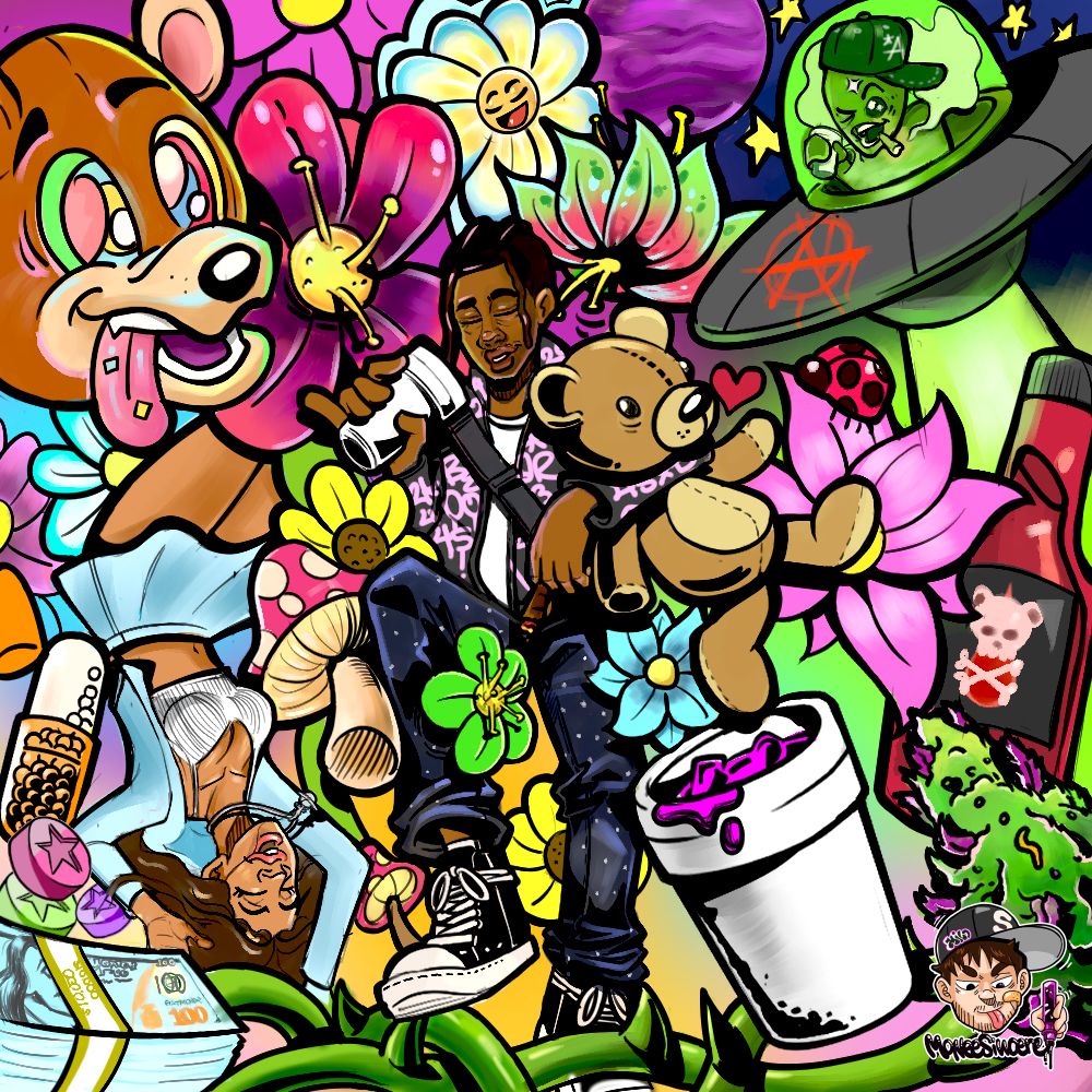 1000x1000 I make cover art for PluggnB artist follow me on IG HMU for commissions!