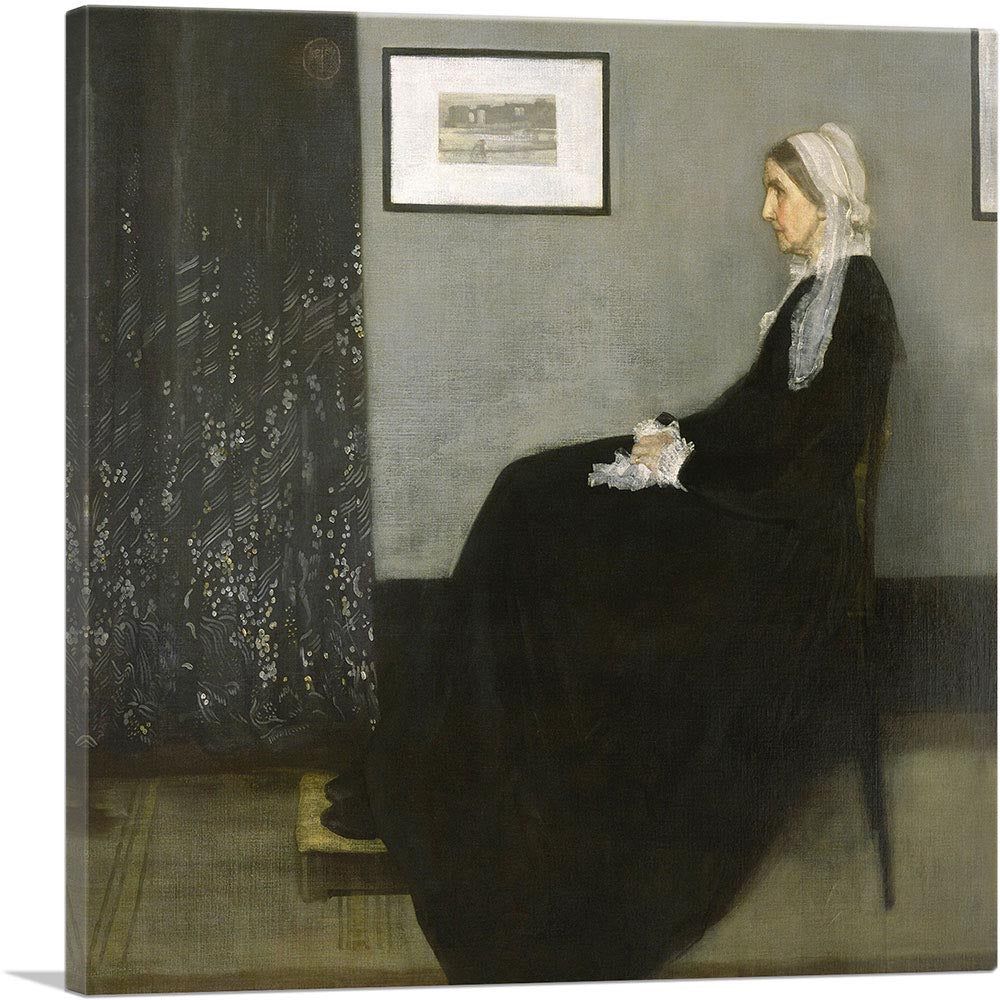 1000x1000 Whistler's Mother 1871 Panel / 12x12 / .75 Thick