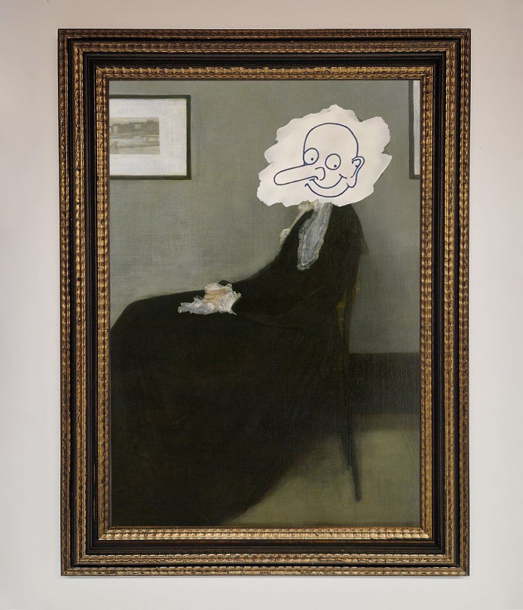 1029x1200 Whistlers Mother Framed Wall Art