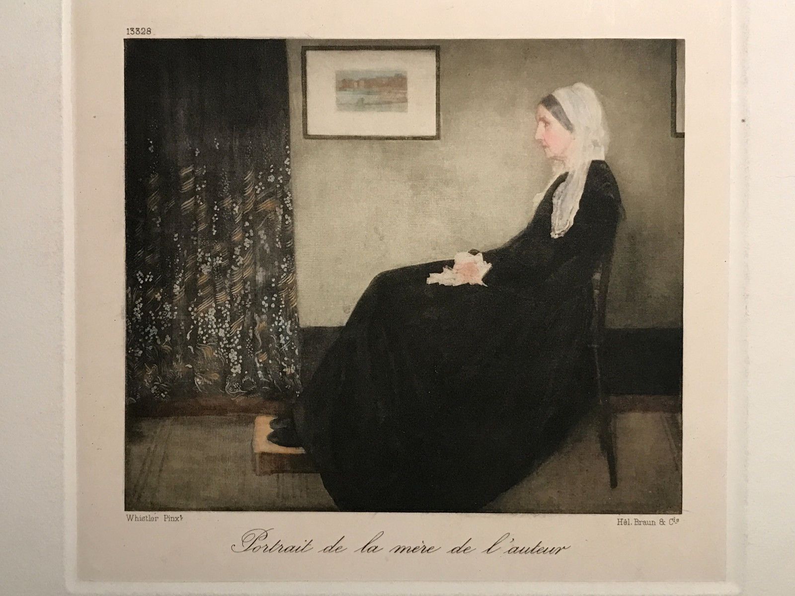 1600x1200 James McNeill Whistler Engraving “Portrait de La Mere” WHISTLER'S MO