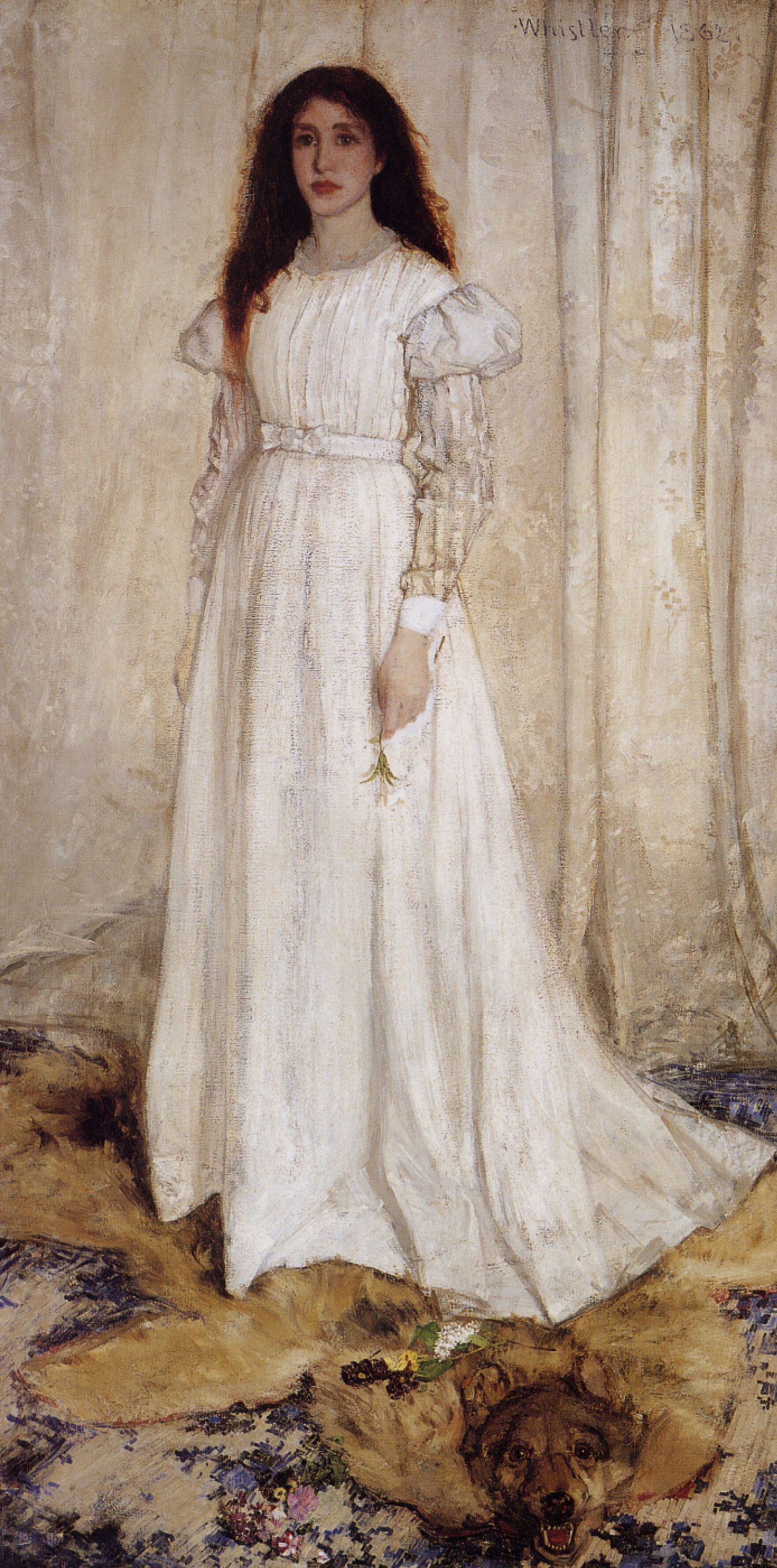 1784x3600 Whistler's Mother: we recognize her at first sight, but do not remember her name