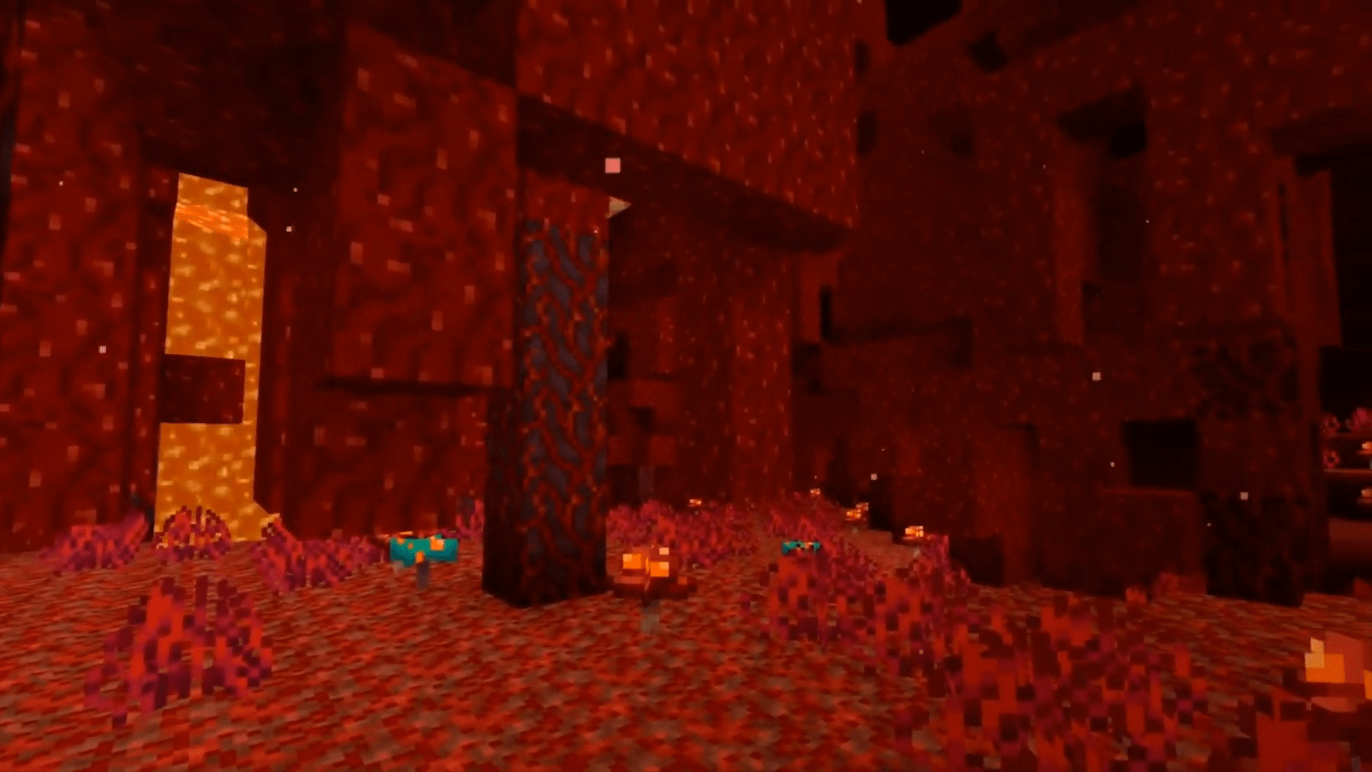 1920x1080 Minecraft Netherite Wallpaper