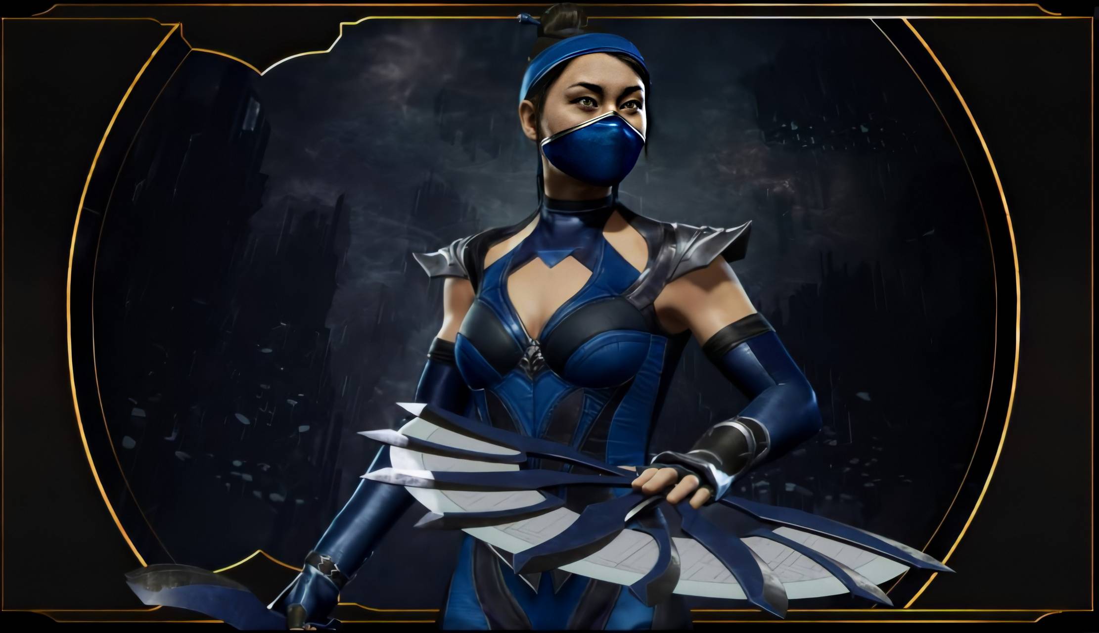 2222x1280 Kitana MK11 Wallpaper