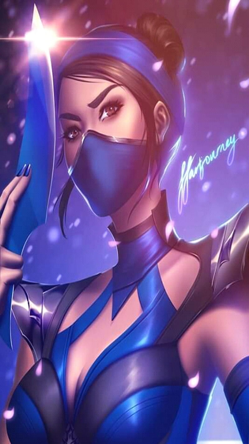 800x1422 Kitana MK knife girl, mortal kombat HD phone wallpaper