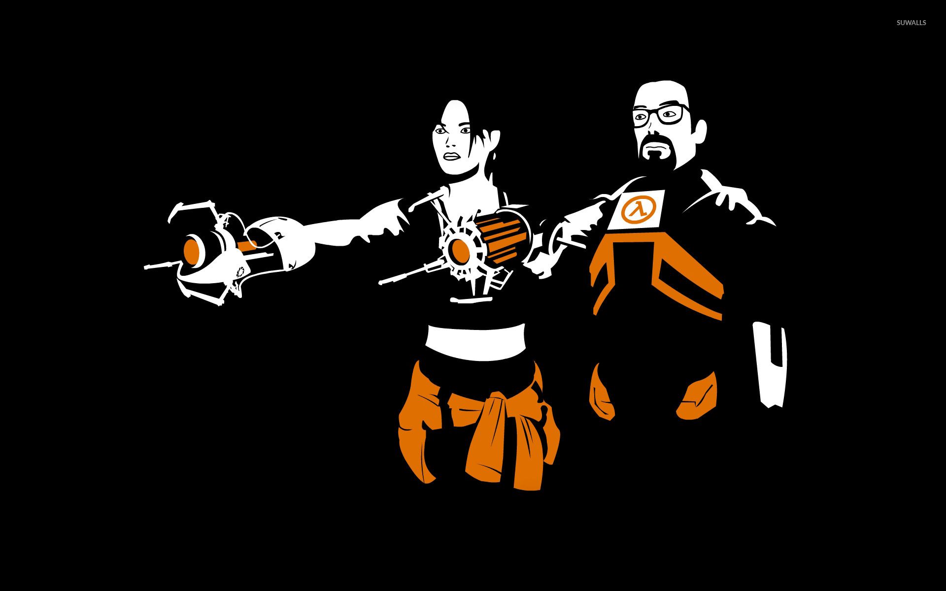 1920x1200 Alyx Vance And Gordon Freeman Life 2 Wallpaper Wallpaper