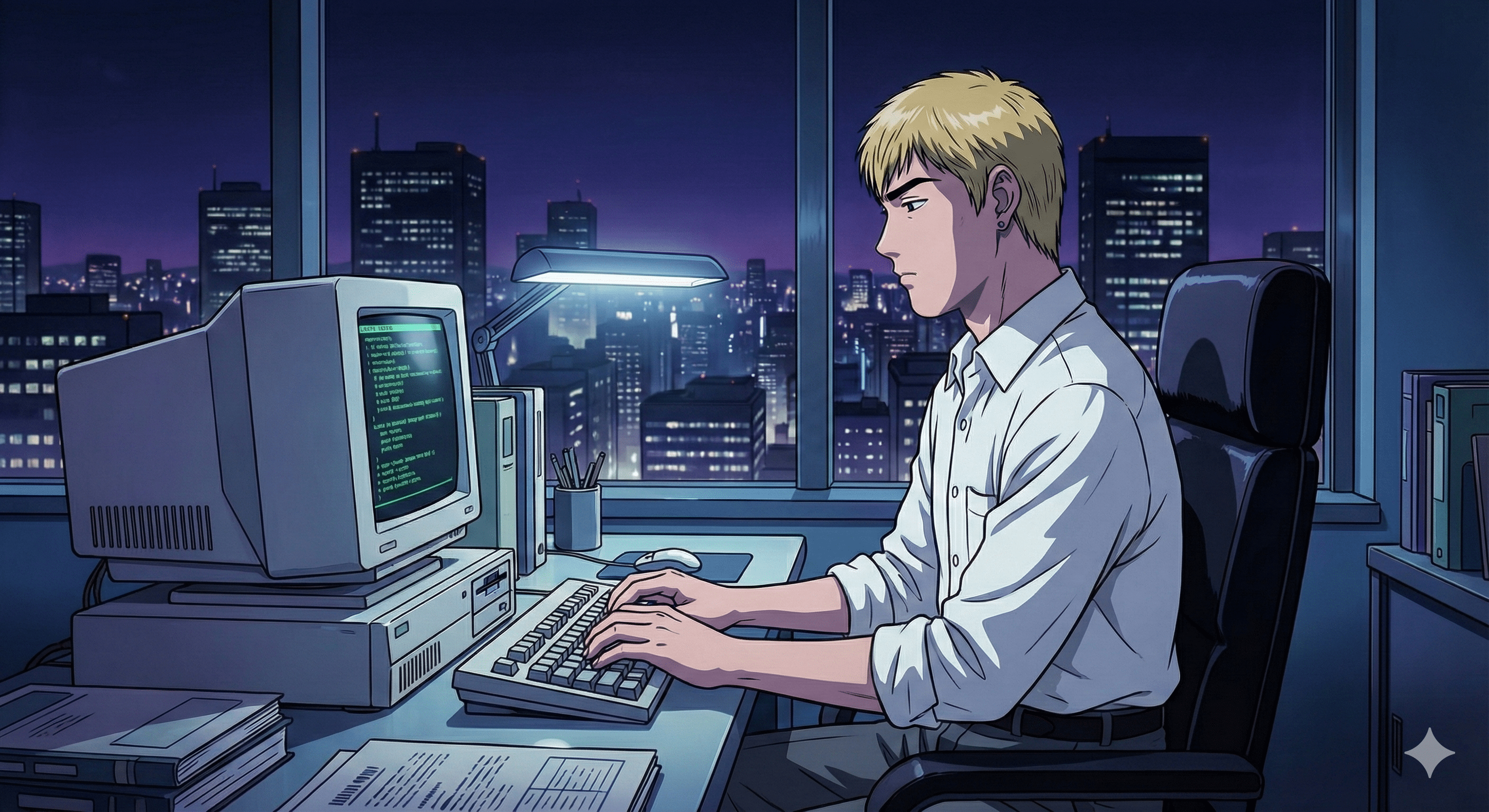 2816x1536 Made some Eikichi Onizuka wallpaper using AI