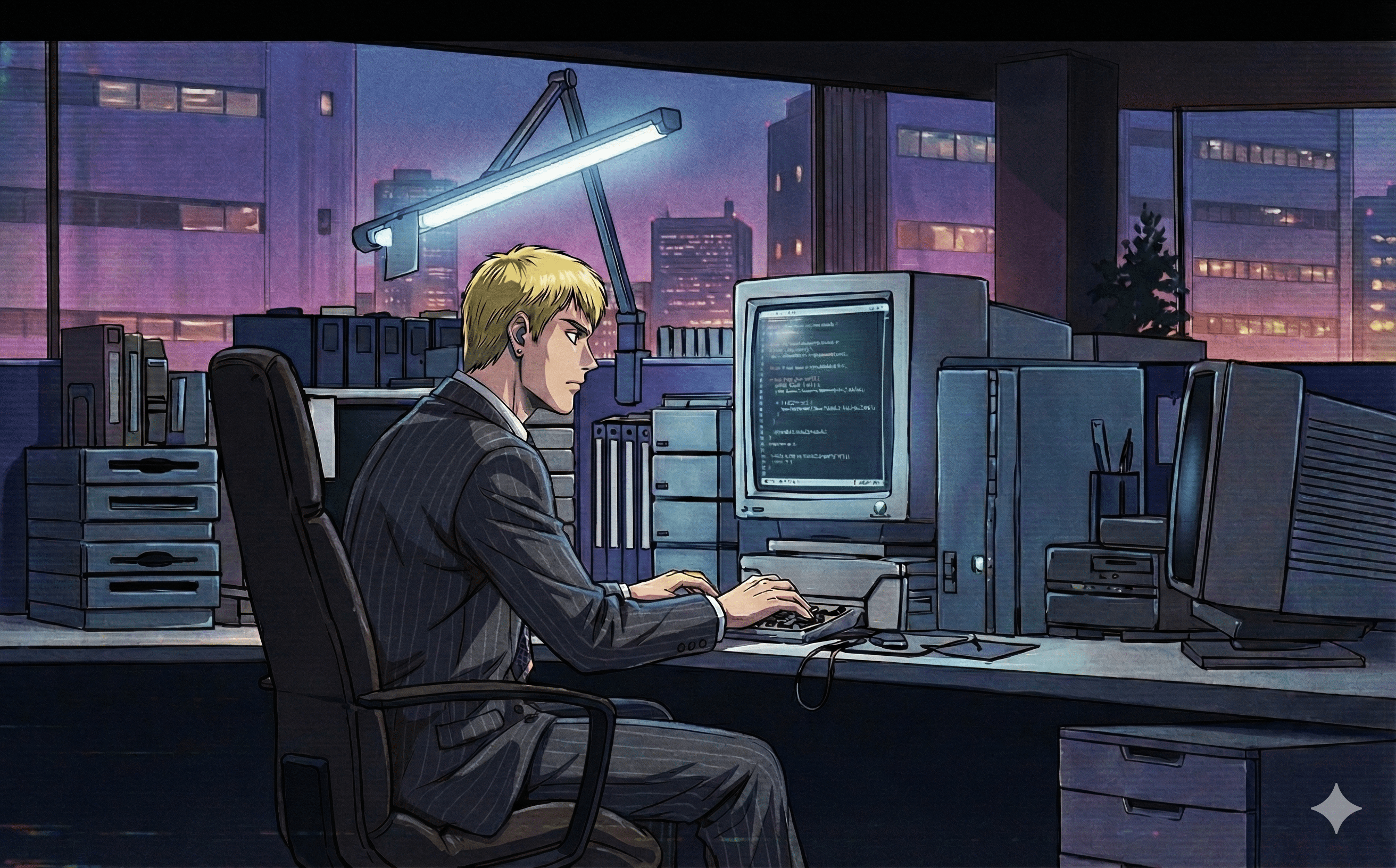 2624x1632 Made some Eikichi Onizuka wallpaper using AI
