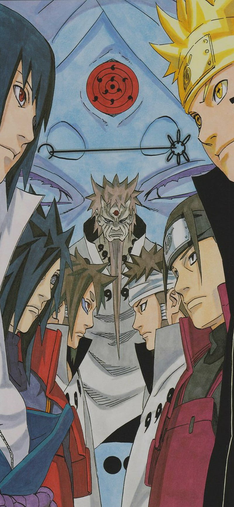 800x1733 Naruto vs Sasuke, ashura, hashirama, indra, kaguya, madara, rikudo, HD phone wallpaper