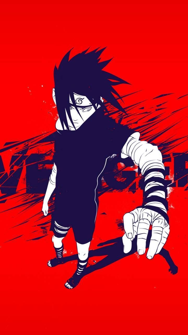 720x1280 Sasuke Red Wallpaper