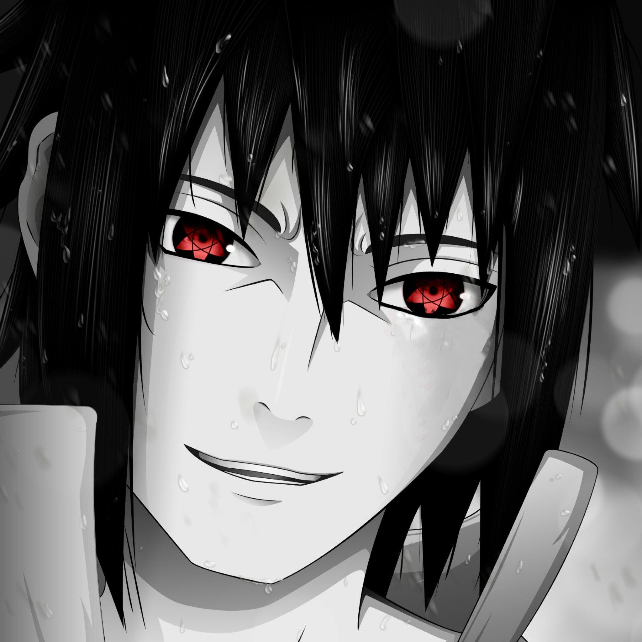 2048x2048 Naruto Shippuden Wallpaper Sasuke