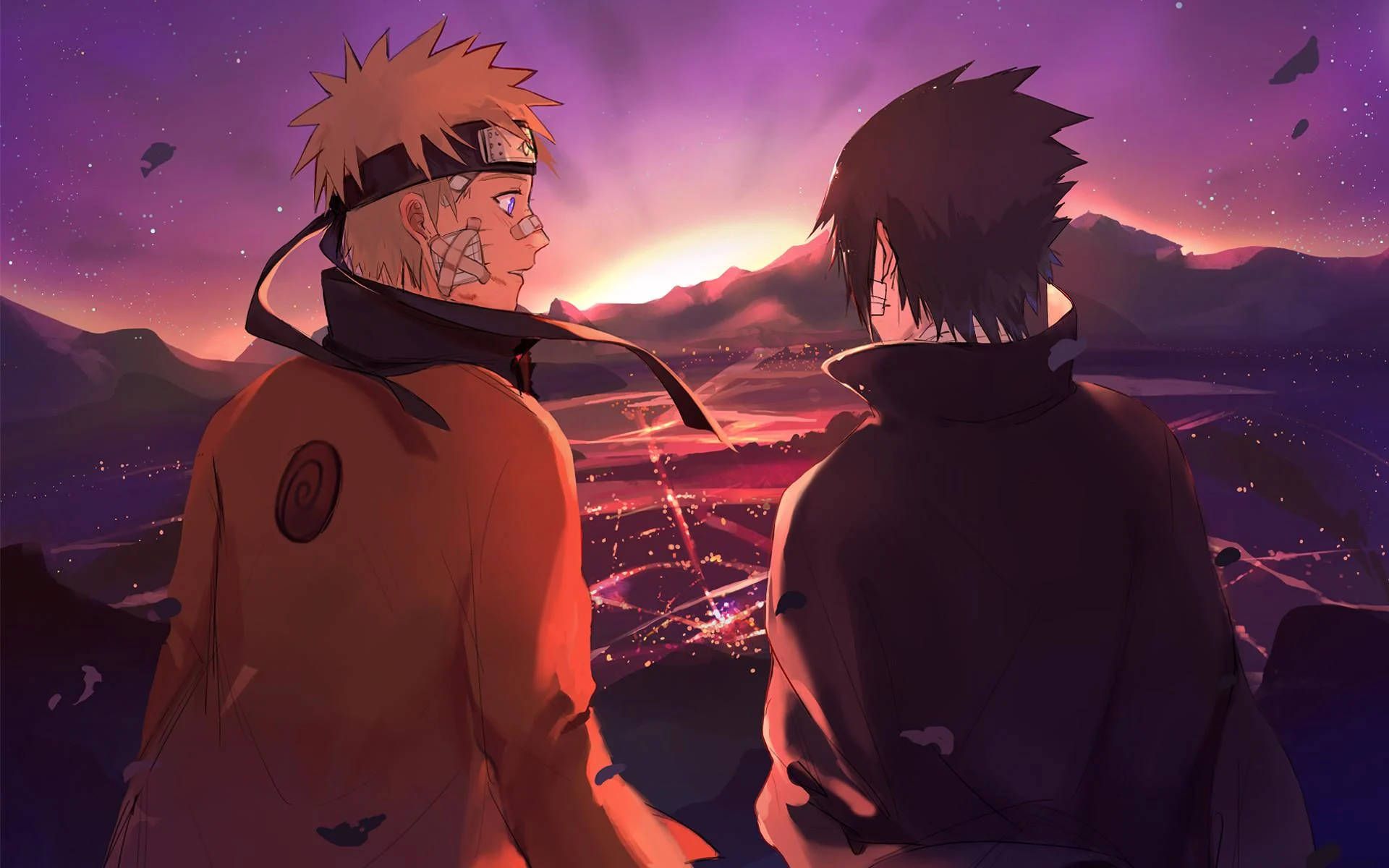 1920x1200 Download Naruto And Sasuke Of Hidden Leaf Wallpaper