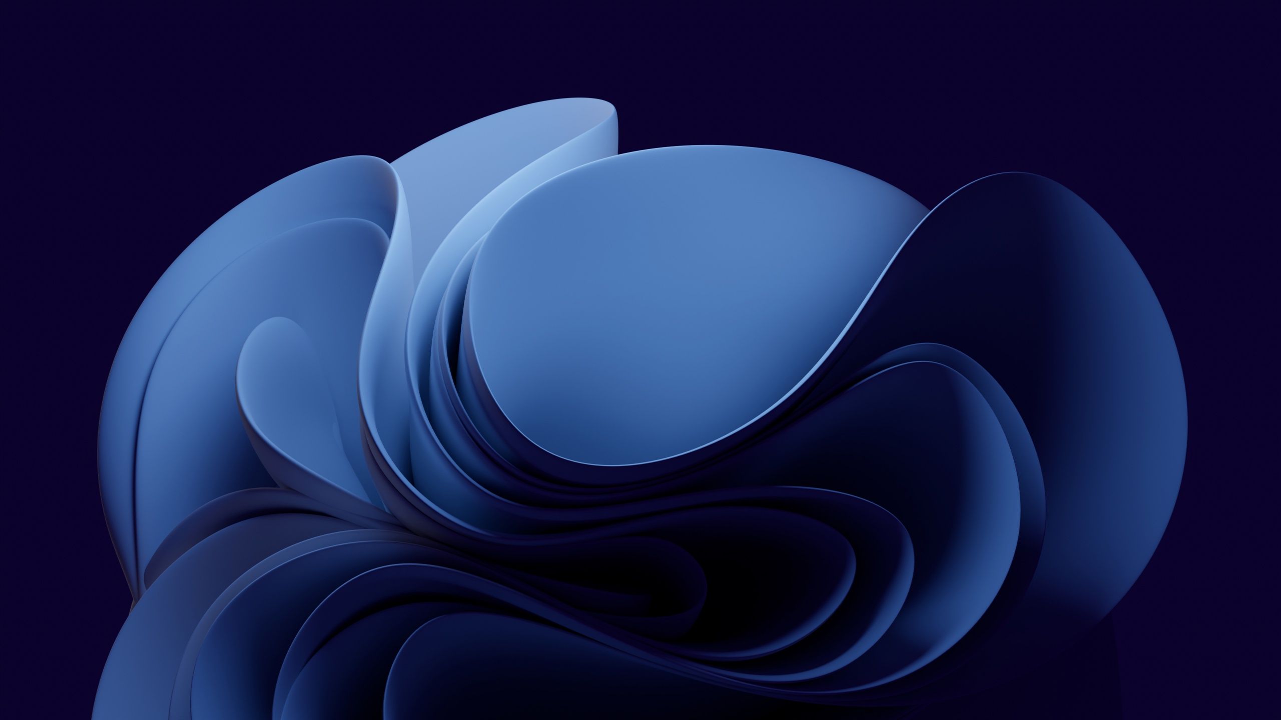 2560x1440 Blue background Wallpaper 4K, Abstract background, Windows 11