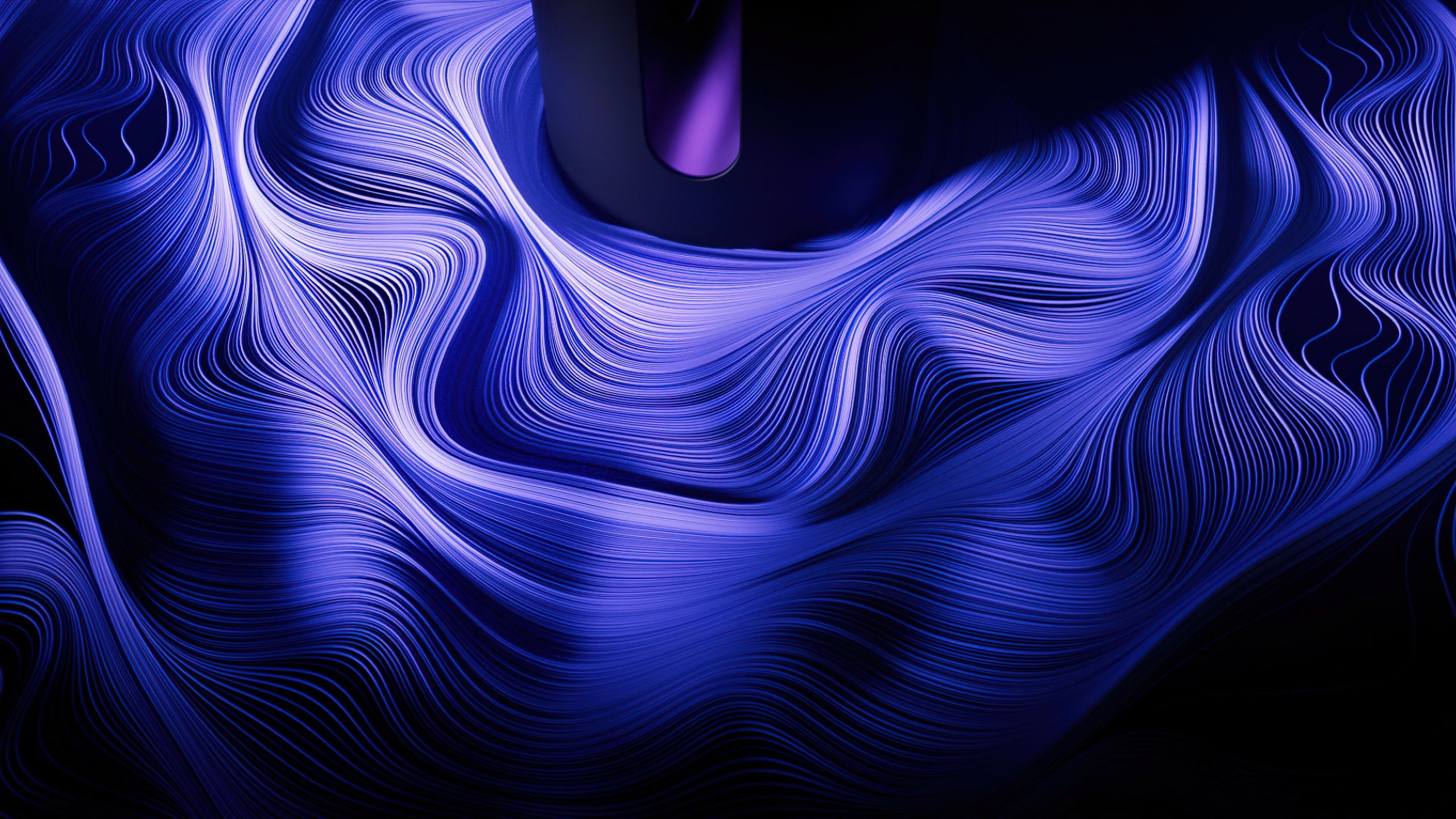 2560x1440 Abstract background Wallpaper 4K, Dark, Blue abstract