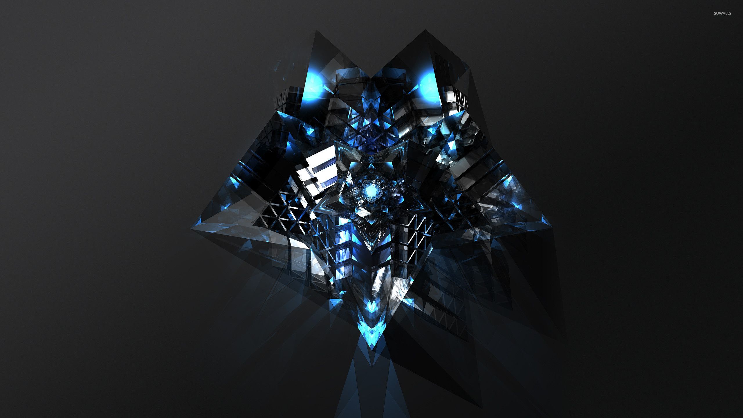 2560x1440 Dark blue flower wallpaper wallpaper
