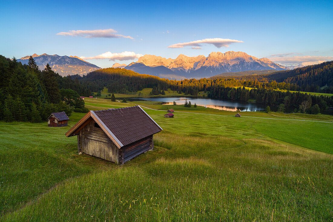 1100x732 Geroldsee at sunset during summer