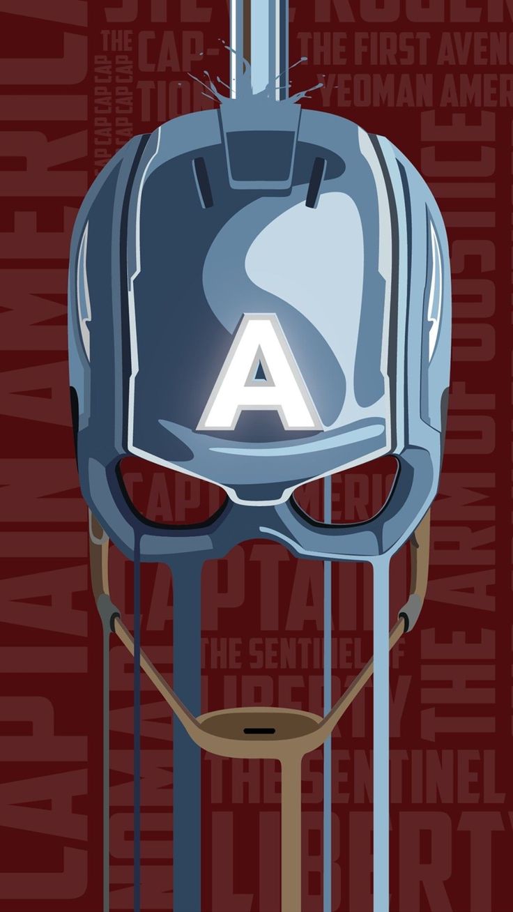 736x1308 Captain America Mask