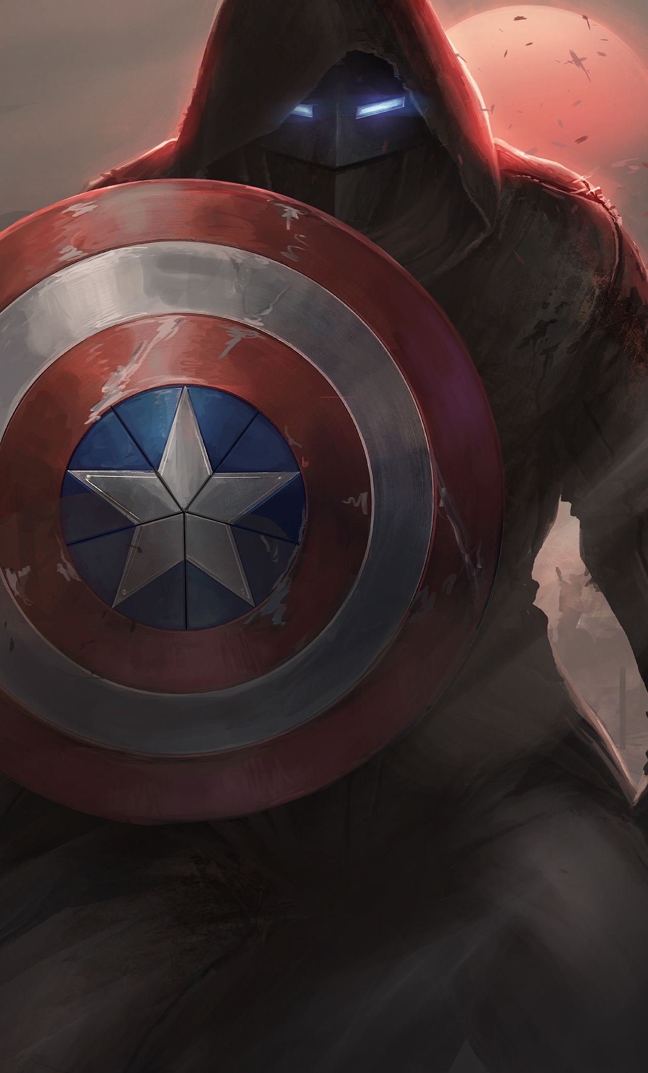 1280x2120 Captain America With His Shield Iron Mask Contest Of Champions iPhone , HD 4k Wallpaper, Image, Background, Photos and Picture