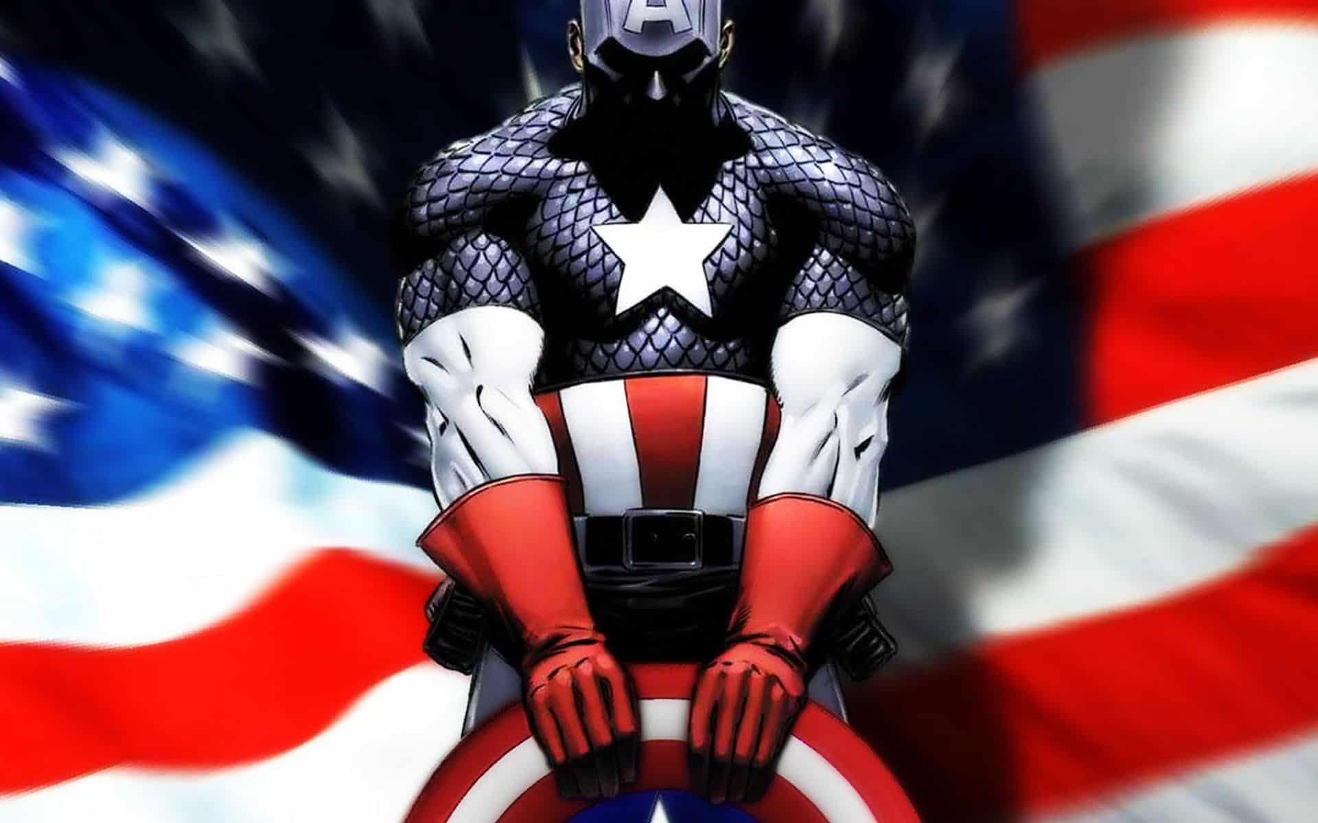 1920x1200 Cool Captain America Desktop Wallpaper
