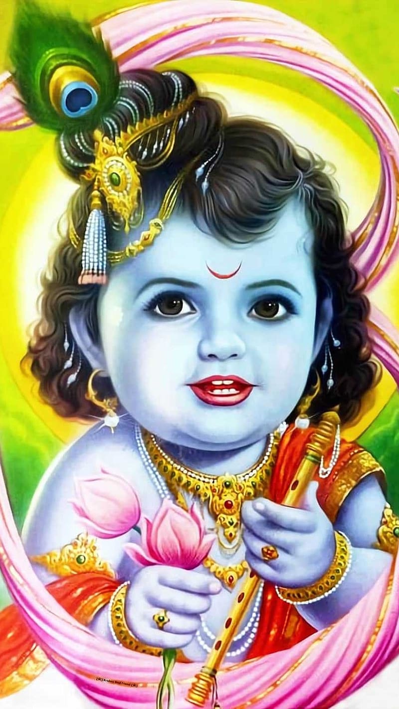800x1423 Little Krishna, Kanha, laddu gopal, lord, god, HD phone wallpaper