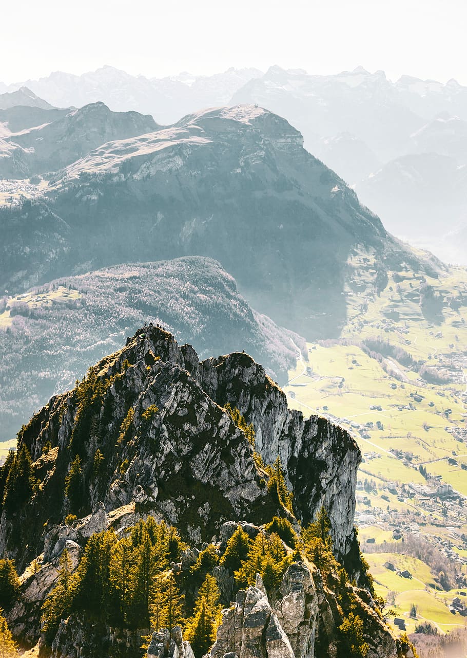 910x1280 HD wallpaper: Photo of the Kleiner Mythen, Schwyz, Switzerland, alps, landscape