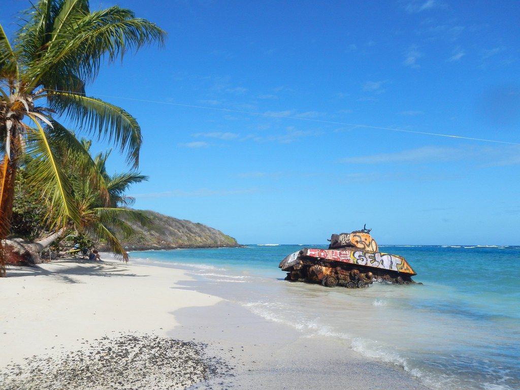 1024x768 Culebra, Puerto Rico. Flamenco Beach beach, but