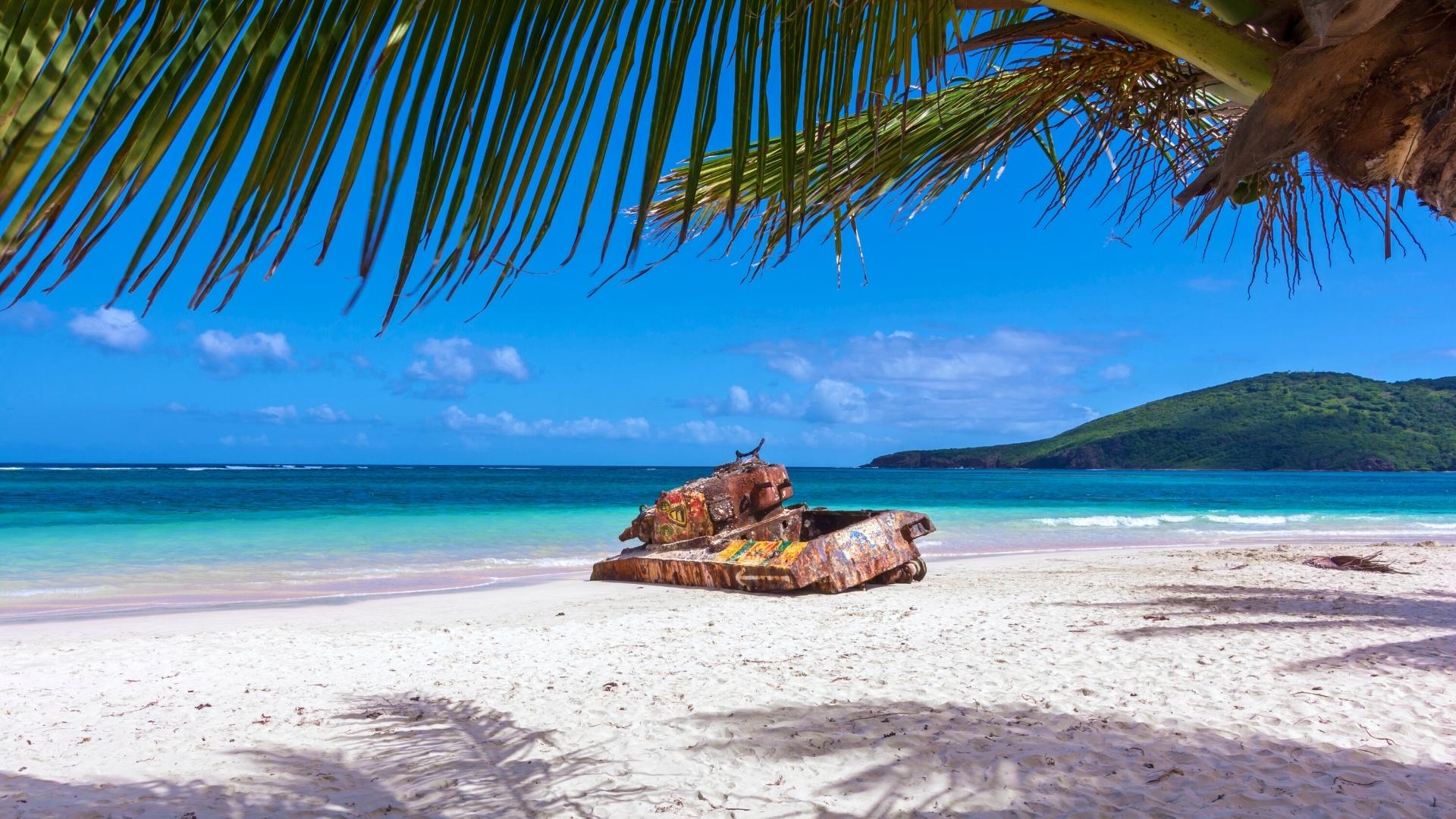 1920x1080 Flamenco Beach, Spanish Virgin Islands