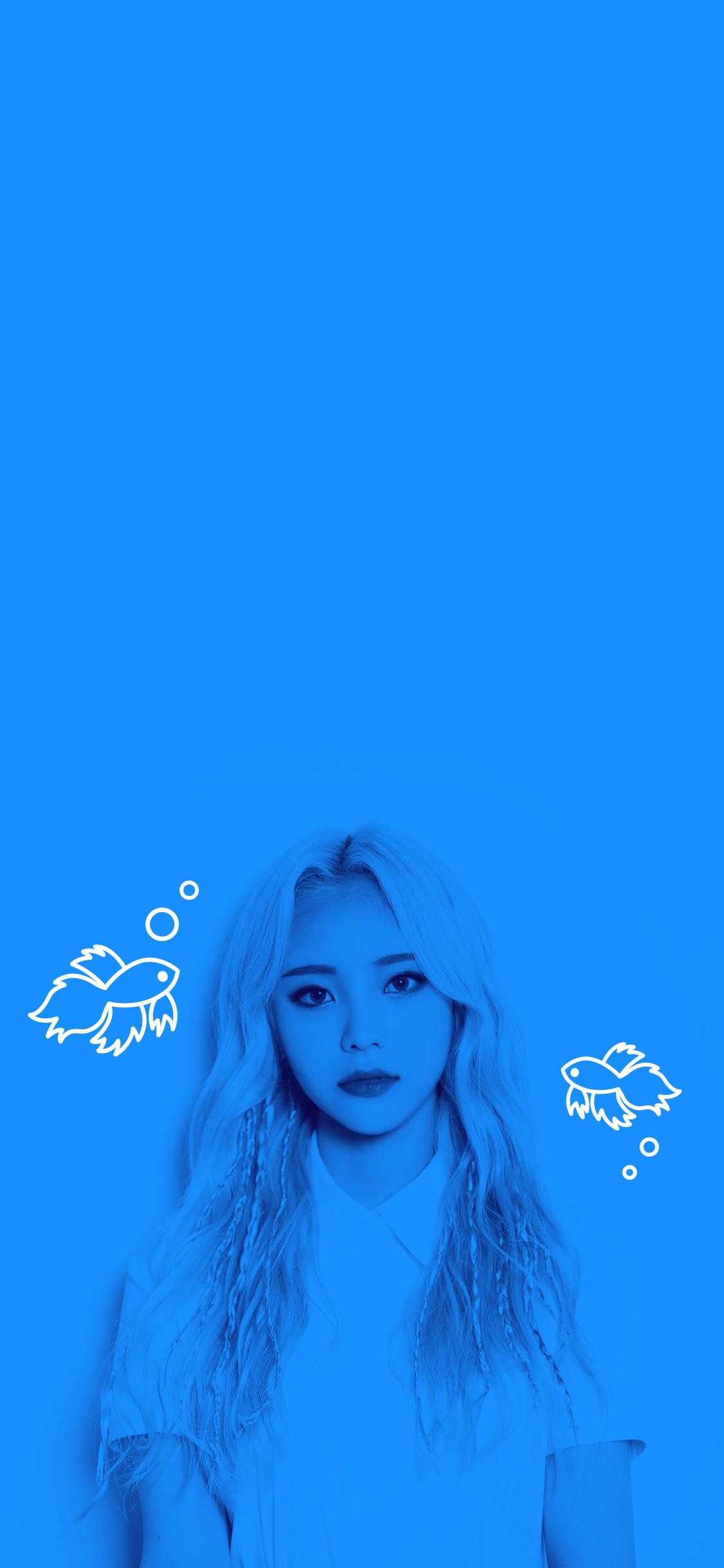 1125x2436 Go Won LOONA Wallpaper