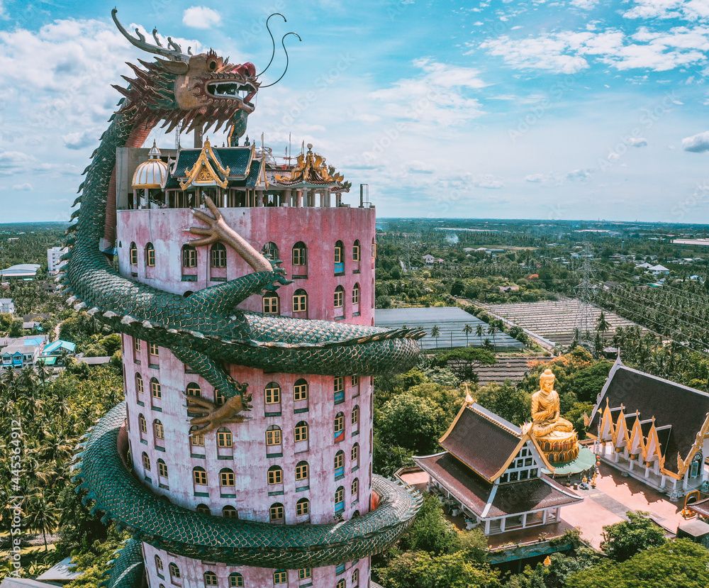 1000x829 Dragon temple Wat Samphran in Nakhon Pathom, Thailand