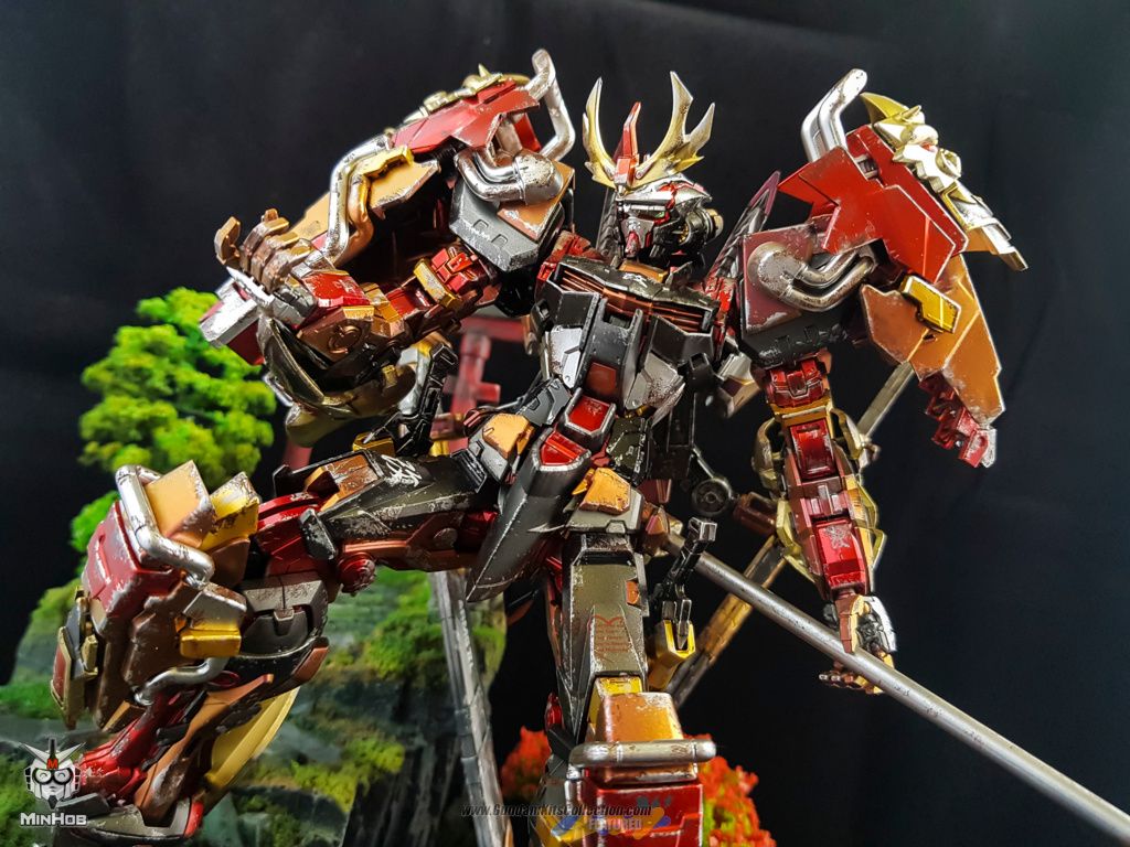 1024x768 Custom Build: MG 1 100 Gundam Astray Red Frame Kai MUSHA YAMAGUCHI