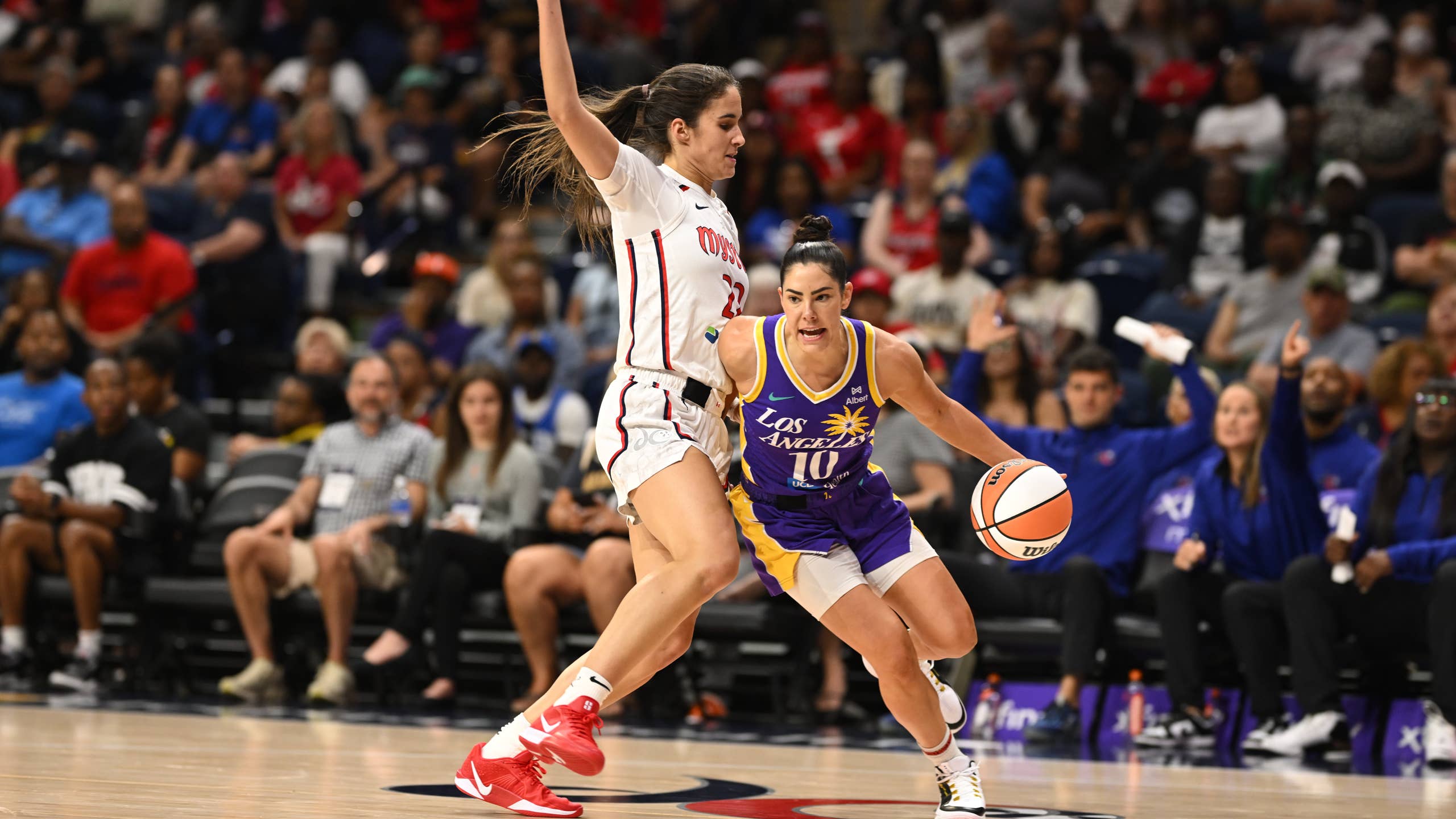 2560x1440 Trade Idea has Mystics Acquiring Sparks' Kelsey Plum to Pair With Sonia Citron