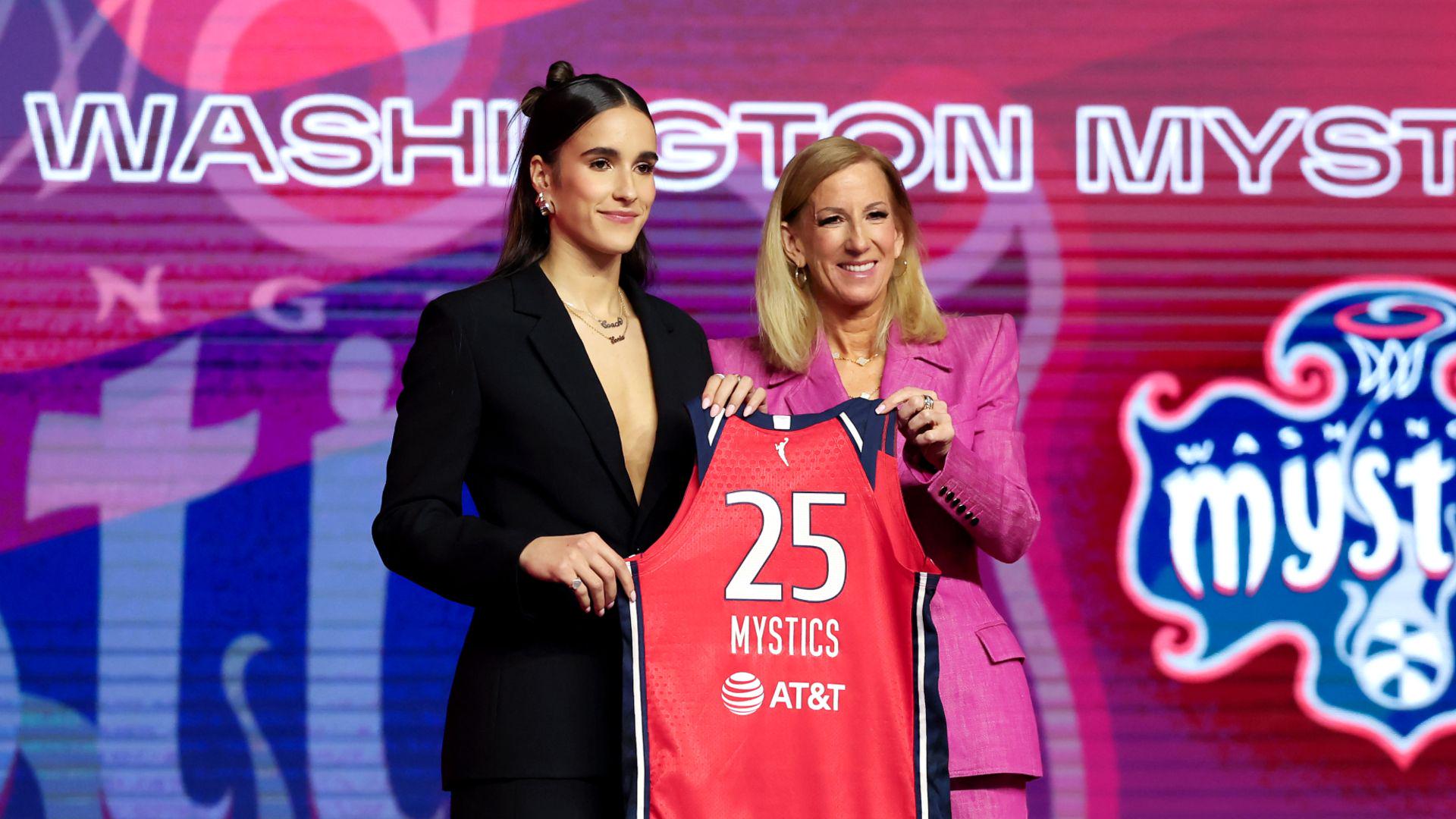 1920x1080 WNBA Draft: Mystics draft Sonia Citron, Kiki Iriafen, Georgia Amoore, Lucy Olsen, Zaay Green