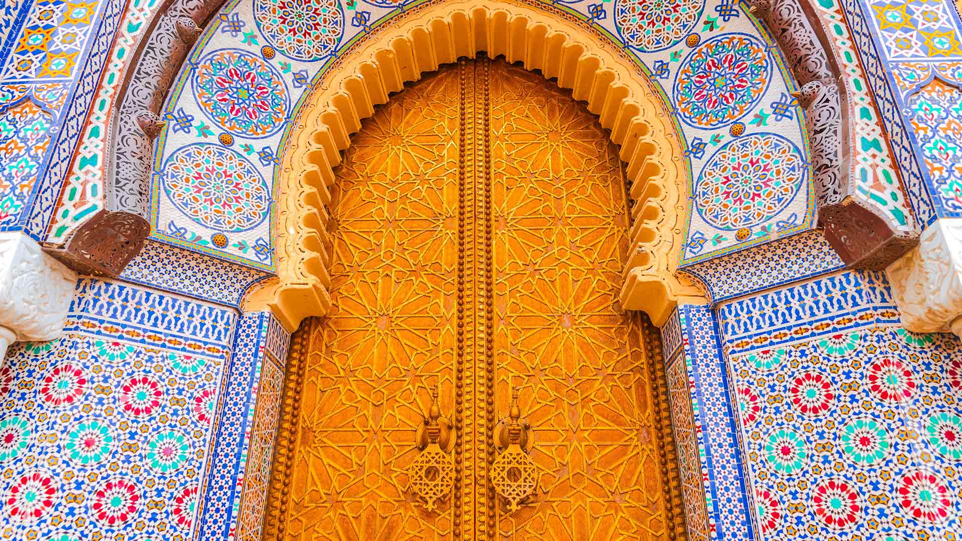 1920x1080 Bing image: Decorated gate of the Royal Palace of Fez, Morocco Wallpaper Gallery