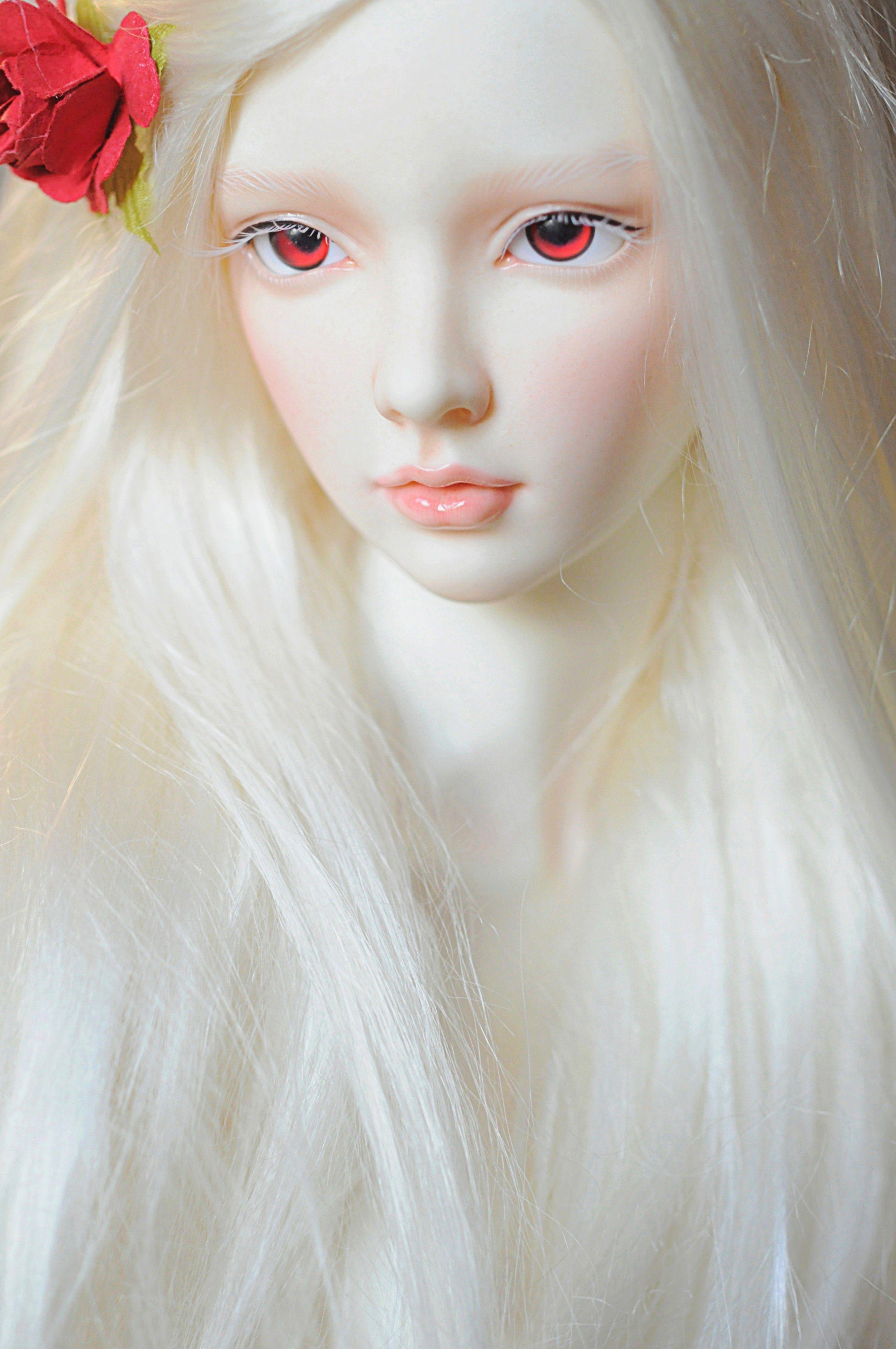 2848x4288 Doll baby toys girl beautiful long hair red eyes rose blonde cute wallpaperx4288. Rose blonde, Beautiful long hair, Long hair styles