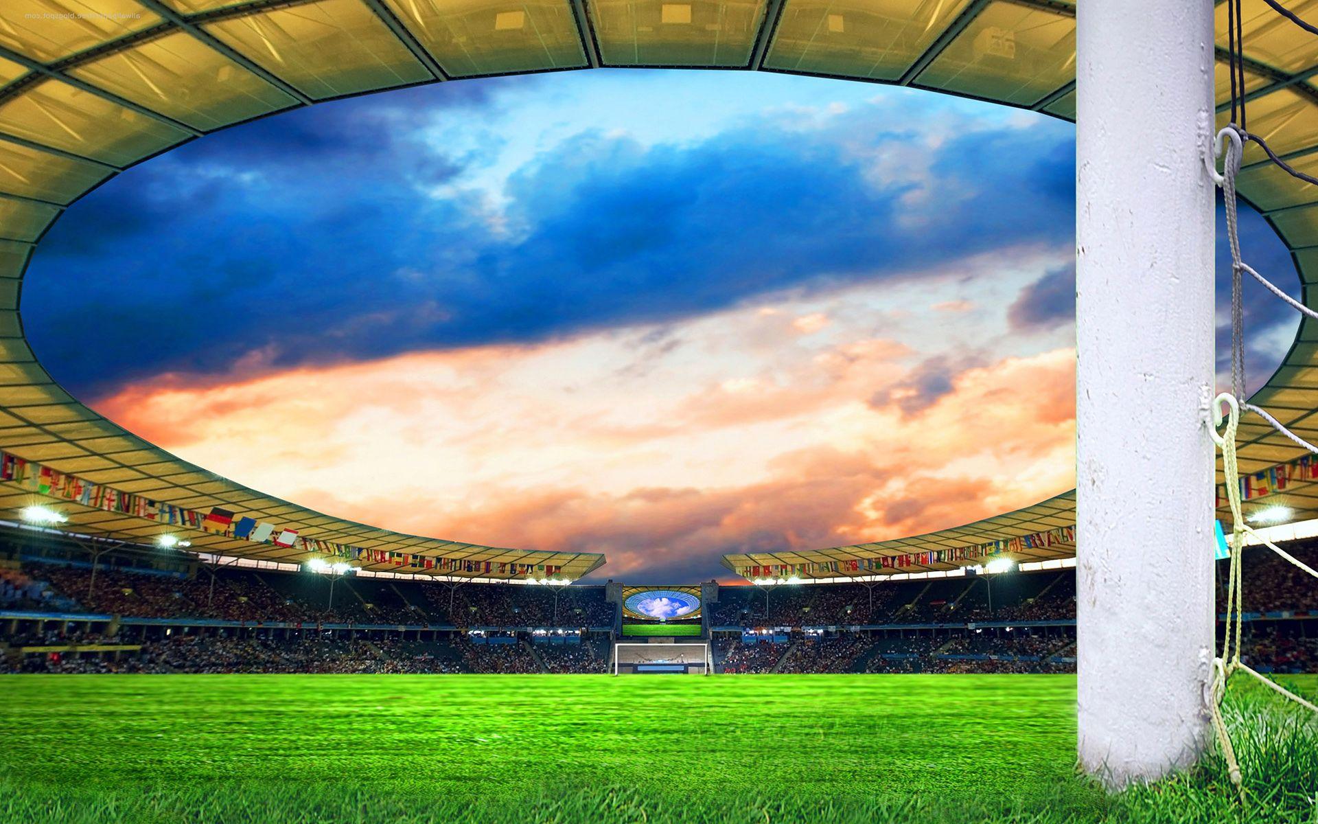 1920x1200 Football Stadium HD Background