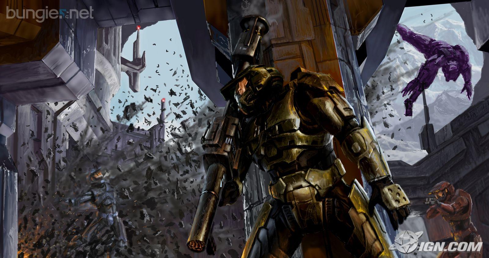 1600x844 Halo Concept Art Wallpaper