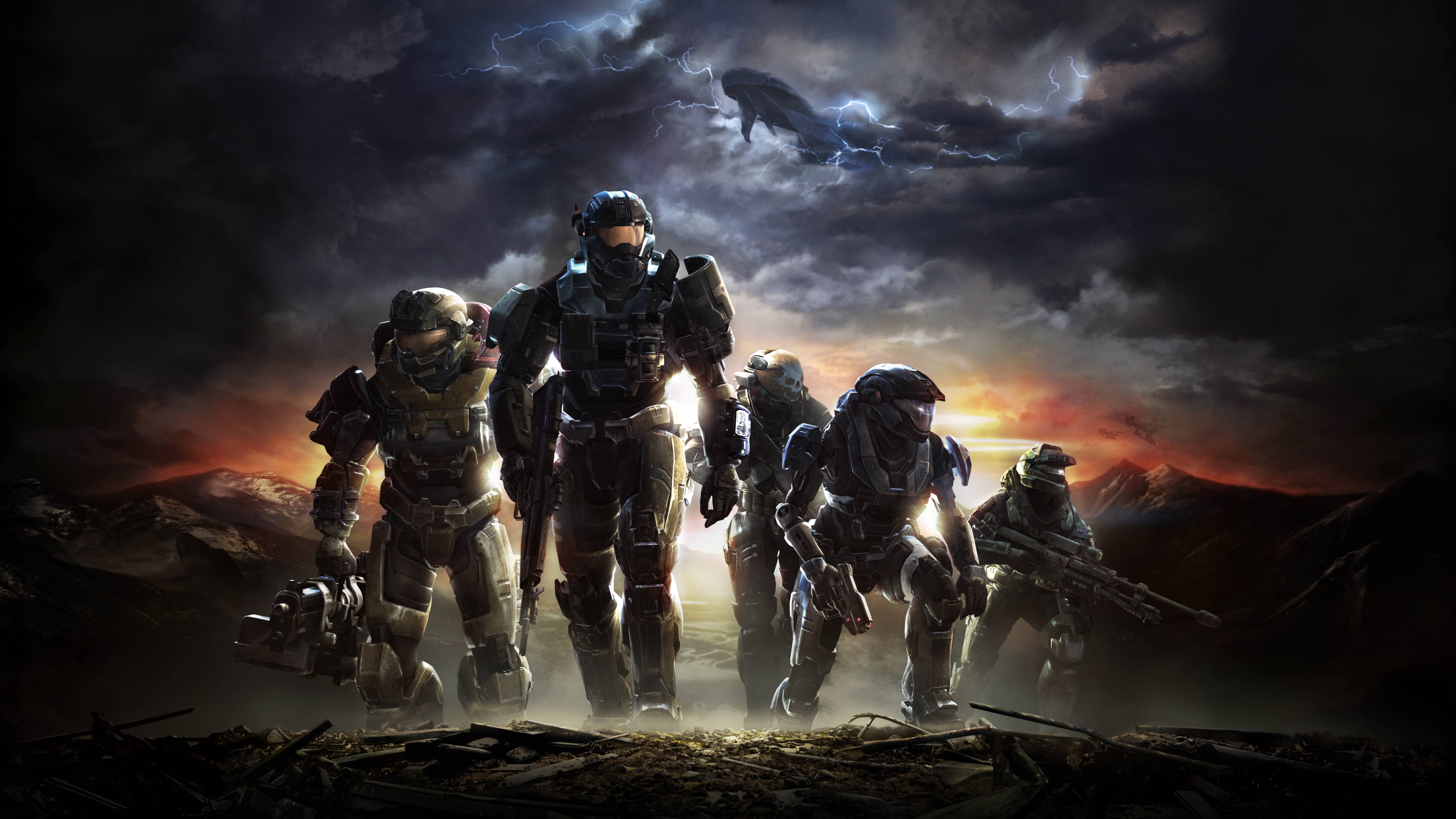 9601x5400 Here's the Halo: Reach key art over 8K resolution for my UHD Spartans!