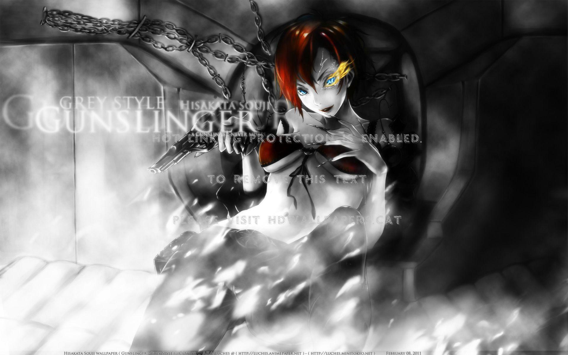1920x1200 gunslinger girl anime black and white