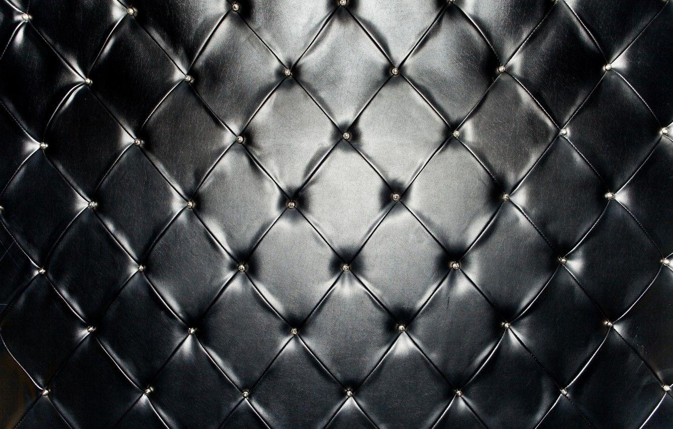 1332x850 Wallpaper leather, black, texture, leather, upholstery, skin, upholstery image for desktop, section текстуры