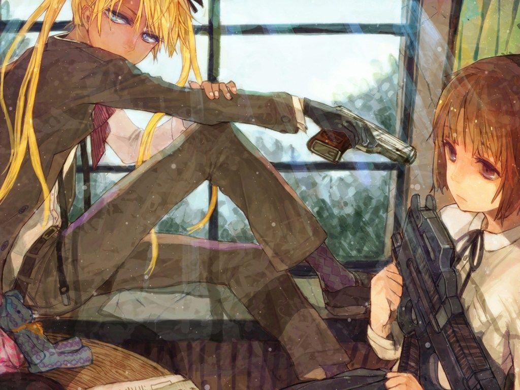 1024x768 Gunslinger Girl, Henrietta, Triela HD Wallpaper & Background • 16103 • Wallur