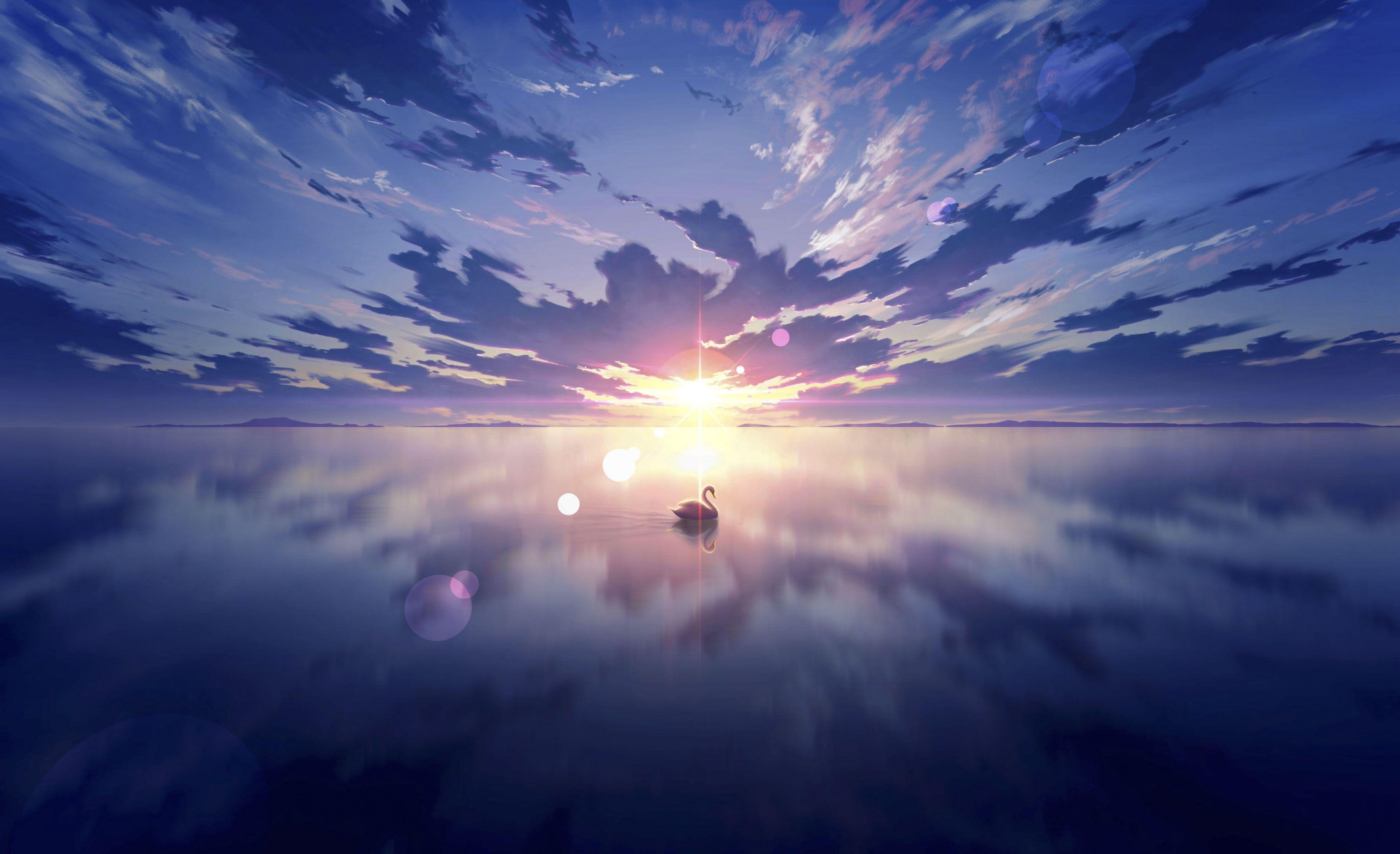 Anime Sun Wallpapers - Top Free Anime Sun Backgrounds - WallpaperAccess