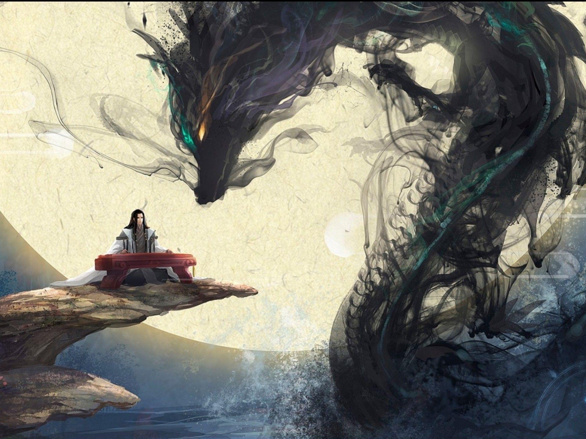 1920x1440 Asian Dragon Wallpaper