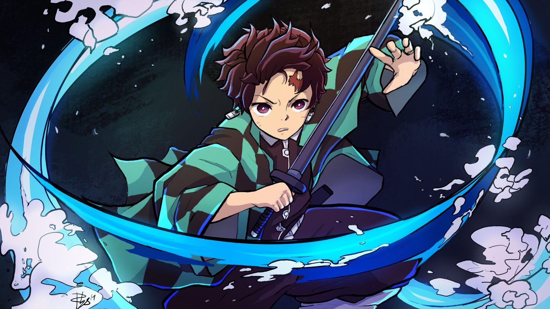 Demon Slayer Tanjirou Wallpapers Top Free Demon Slayer Tanjirou Backgrounds Wallpaperaccess