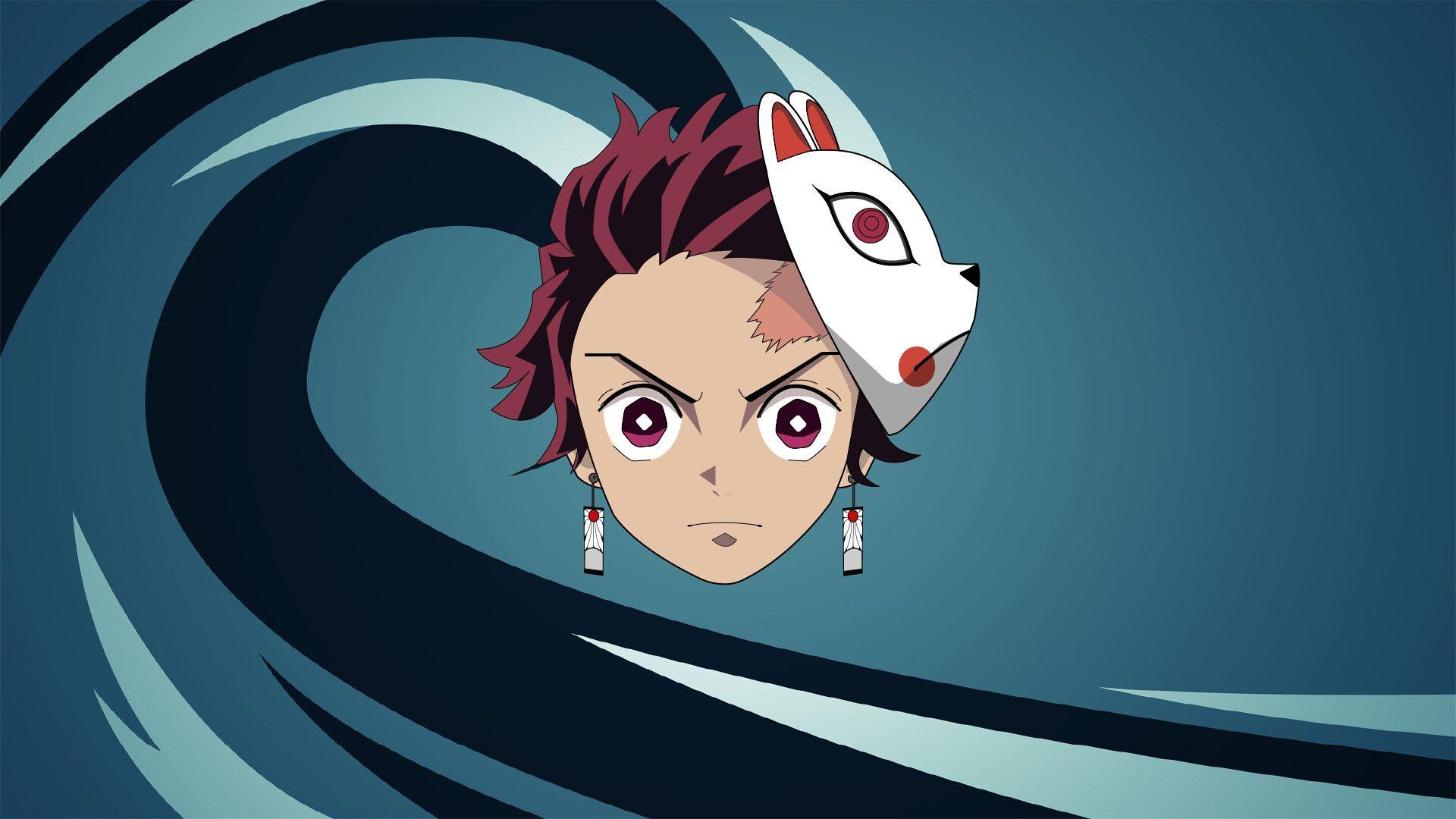 1920x1080 Demon Slayer: Tanjirou Minimalistic Wallpaper, Matthew Felix