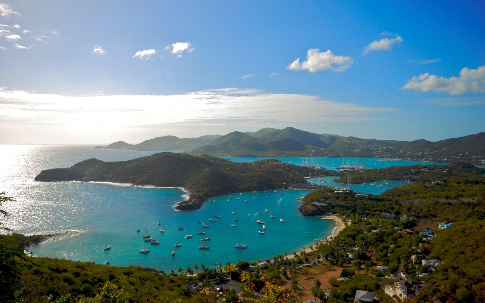 1680x1050 english harbour wallpaper caribbean islands world wallpaper 1680 1050 1378 - Caribbean Island Wallpaper
