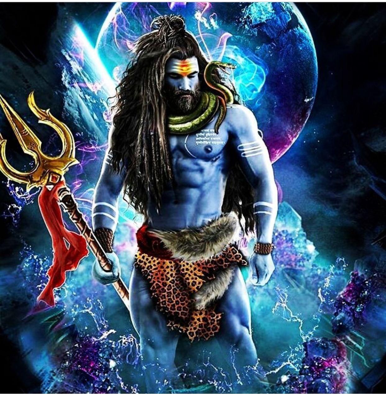 1242x1266 Mahadev Wallpaper