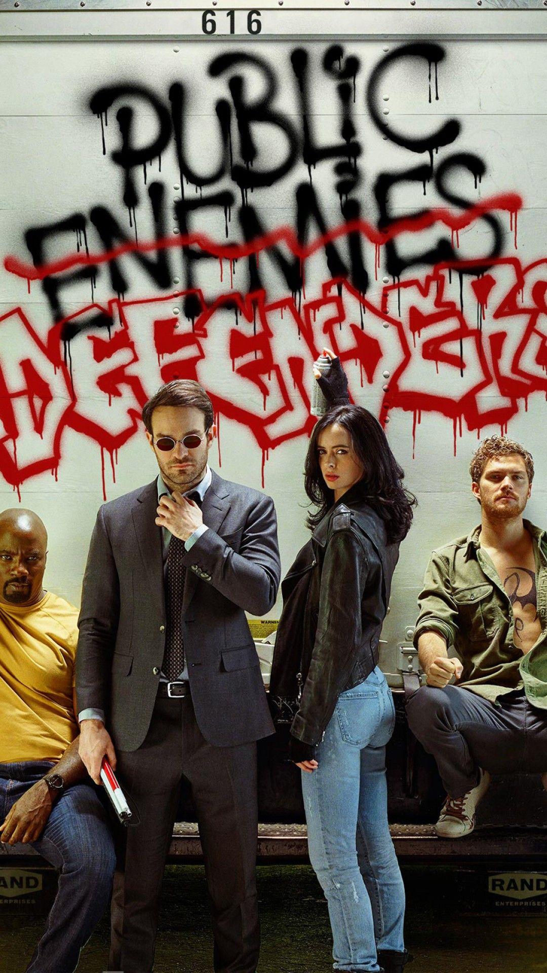 1080x1920 Wallpaper The Defenders, Marvel, best tv series, Movies