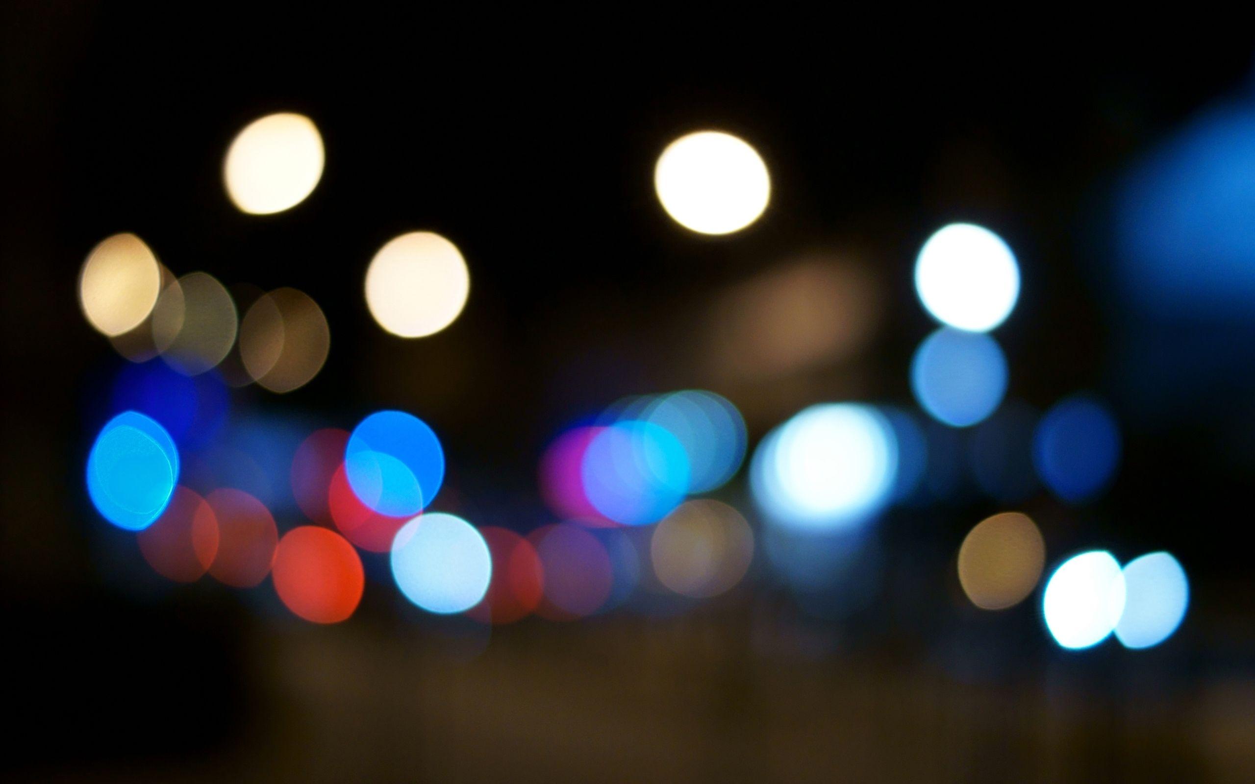 2560x1600 Night Bokeh MacBook Air Wallpaper Download