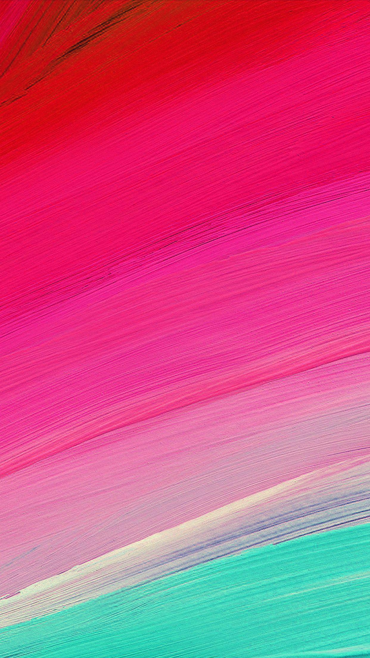 1242x2208 Rainbow Swirl Line Abstract Pattern Magenta Green Wallpaper