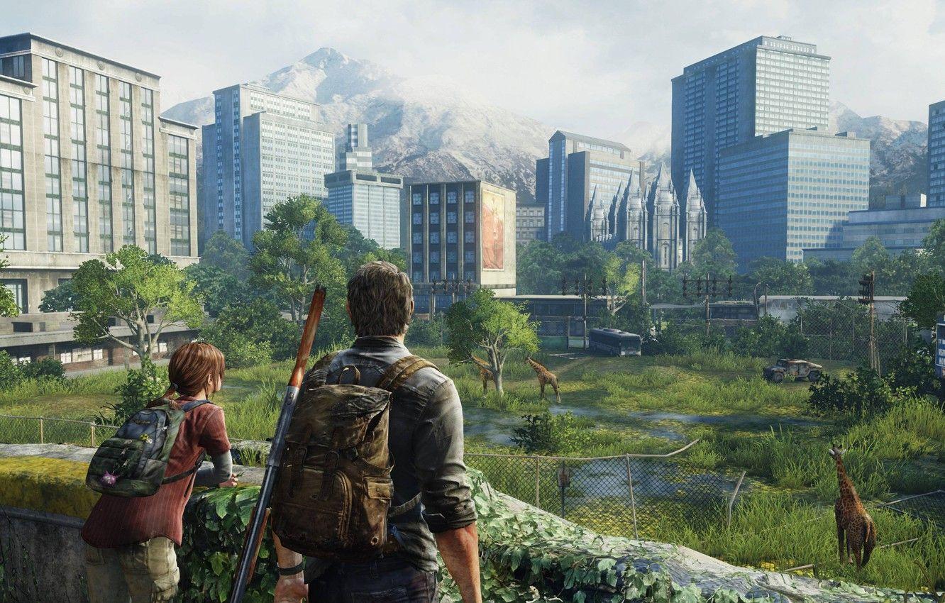 1332x850 Wallpaper girl, game, man, The Last of Us, PlayStation, Joel, Ellie, PlayStation PS PS4 Pro, PlayStation 4 Pro, The Last of Us Remastered image for desktop, section игры