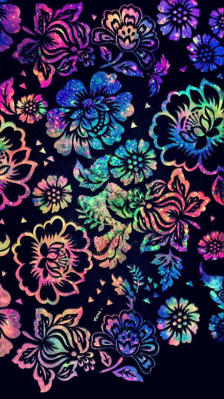750x1334 Floral Pattern Galaxy Wallpaper. Wallpaper iphone love, Galaxy wallpaper, New wallpaper iphone